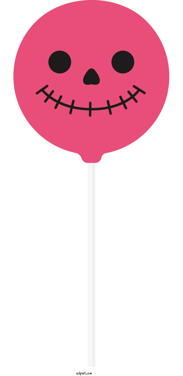Free Holidays Cartoon Petal Pink M For Halloween Clipart Transparent Background