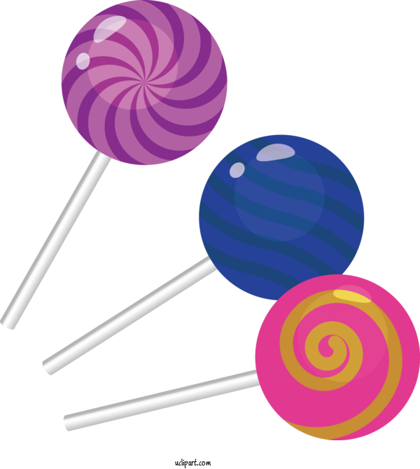Free Holidays Lollipop Purple Line For Halloween Clipart Transparent Background