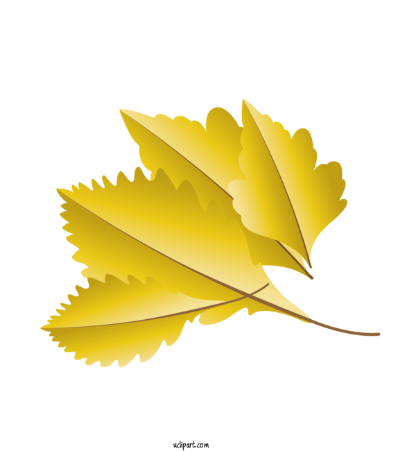 Free Nature Maple Leaf Leaf Yellow For Autumn Clipart Transparent Background