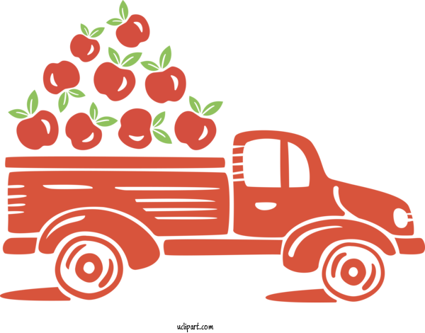 Free Transportation Cricut Cartoon Flower For Truck Clipart Transparent Background
