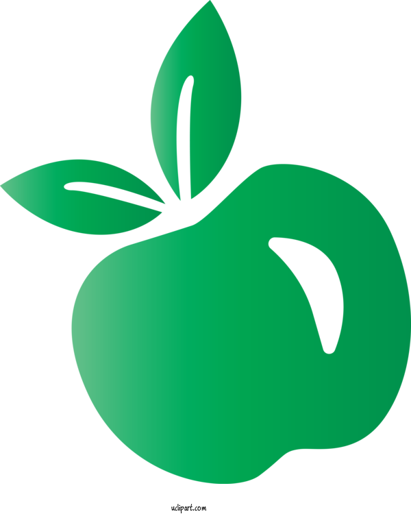 Free Food Flower Logo Green For Fruit Clipart Transparent Background