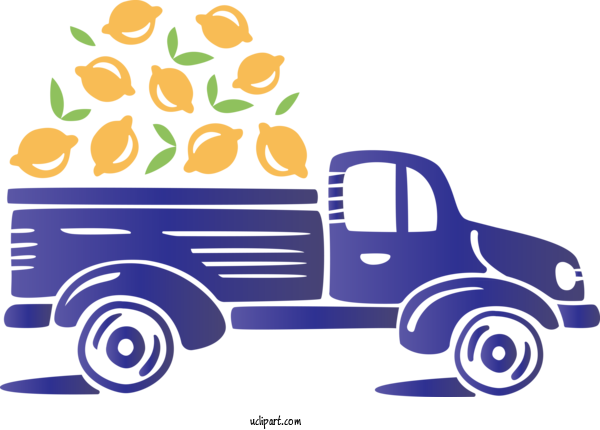Free Transportation Car Cartoon Design For Truck Clipart Transparent Background