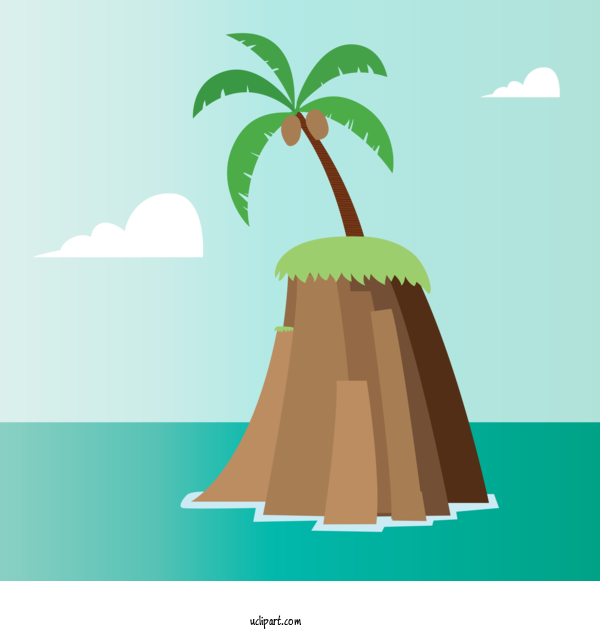 Free Nature Coconut Coconut Milk Tree For Tree Clipart Transparent Background