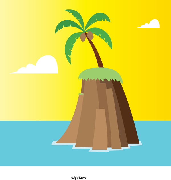 Free Nature Coconut Tree Coconut Milk For Tree Clipart Transparent Background