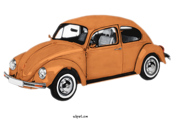 Free Transportation Volkswagen Beetle Car For Car Clipart Transparent Background