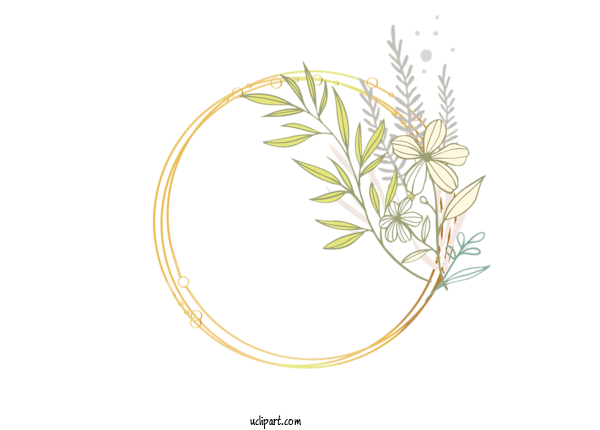 Free Nature Flower Wreath For Leaf Clipart Transparent Background