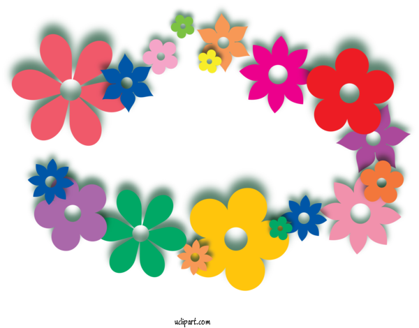 Free Nature Floral Design Pattern Design For Spring Clipart Transparent Background