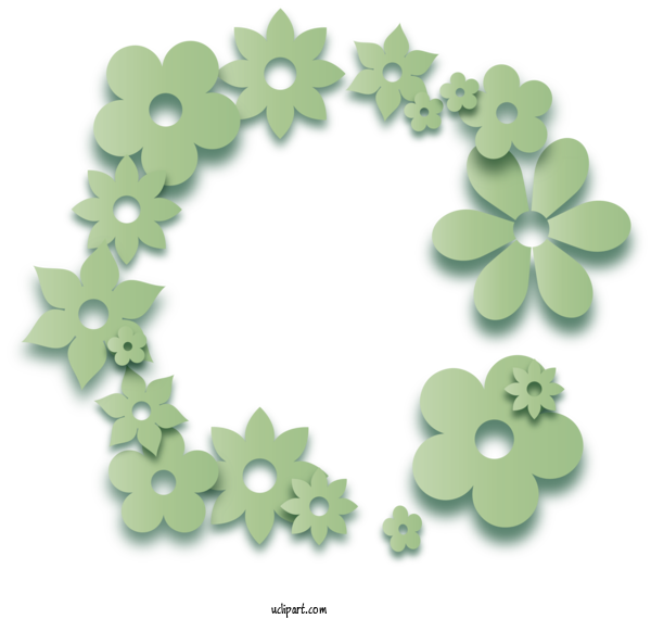Free Nature Shamrock Circle Green For Spring Clipart Transparent Background