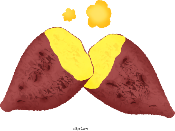Free Nature Baked Sweet Potato Sweet Potato Potato For Autumn Clipart Transparent Background