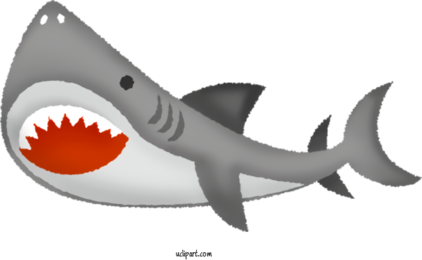 Free Animals Requiem Sharks Sharks Cartoon For Fish Clipart Transparent Background