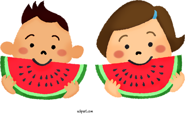 Free Nature Watermelon Internet Meme Cartoon For Summer Clipart Transparent Background