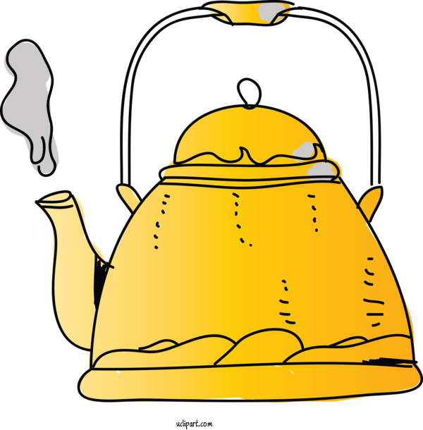 Free Life Line Art Tennessee Kettle For Kitchen Clipart Transparent Background