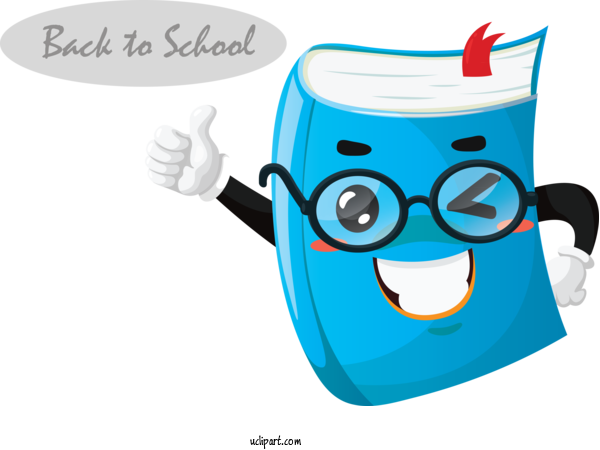 Free School Cartoon Character Drawing For Back To School Clipart Transparent Background
