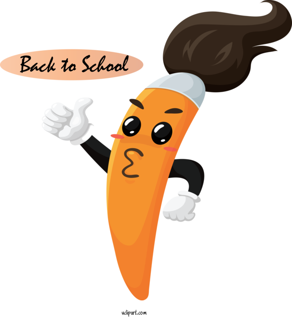 Free School Drawing Cartoon Pencil For Back To School Clipart Transparent Background