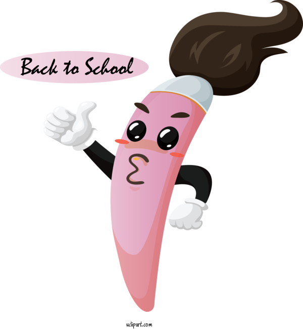 Free School Drawing Coloring Book Paintbrush For Back To School Clipart Transparent Background