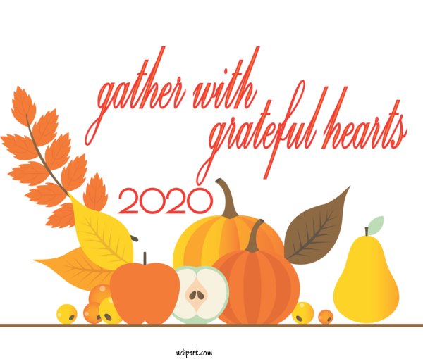 Free Nature	 Thanksgiving Pumpkin Holiday For Autumn Clipart Transparent Background