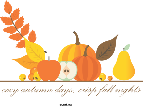 Free Nature	 Pumpkin Thanksgiving Holiday For Autumn Clipart Transparent Background