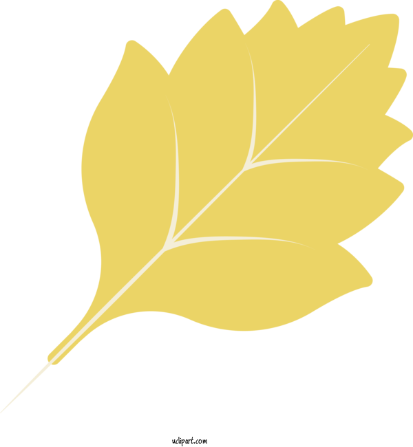 Free Nature Plant Stem Leaf Yellow For Leaf Clipart Transparent Background