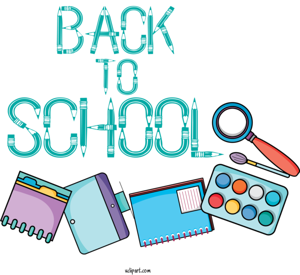 Free School Meter School Line For Back To School Clipart Transparent Background