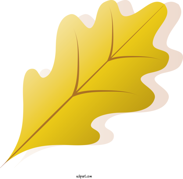 Free Nature Leaf Yellow Meter For Leaf Clipart Transparent Background