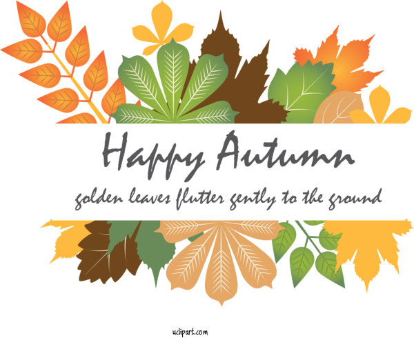 Free Nature Autumn Design Poster For Autumn Clipart Transparent Background