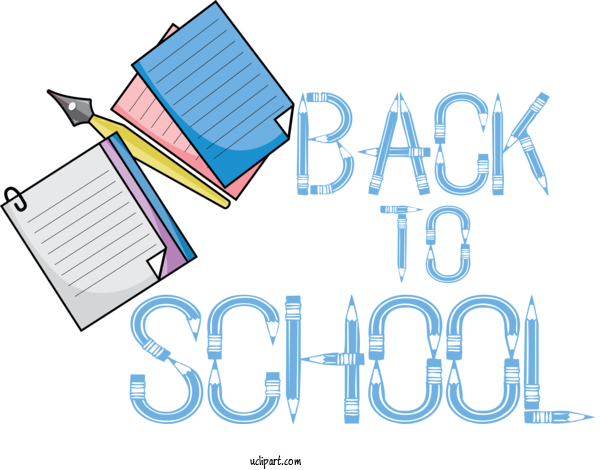 Free School Logo Design Paper For Back To School Clipart Transparent Background
