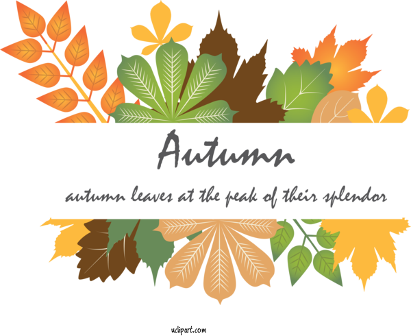 Free Nature Design Autumn Flat Design For Autumn Clipart Transparent Background