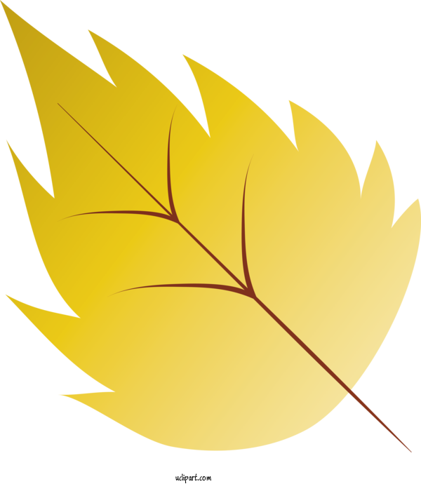 Free Nature Maple Leaf Leaf Yellow For Leaf Clipart Transparent Background