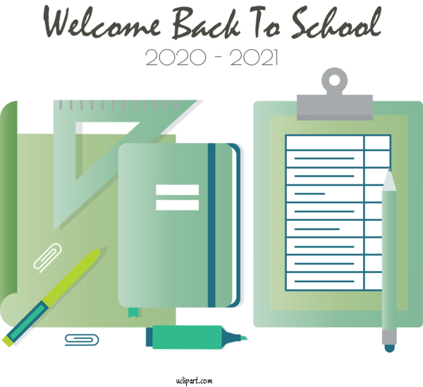 Free School Line Art Drawing Cartoon For Back To School Clipart Transparent Background