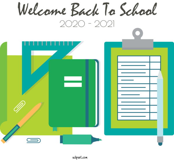 Free School High Borrans School Paper For Back To School Clipart Transparent Background