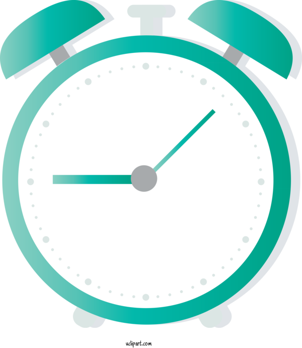 Free School Alarm Clock Clock Meter For School Supplies Clipart Transparent Background