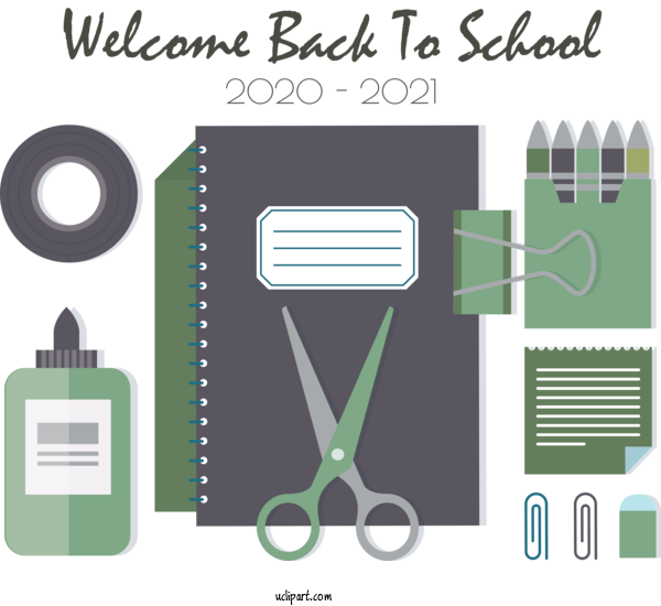 Free School Logo Cartoon Line Art For Back To School Clipart Transparent Background