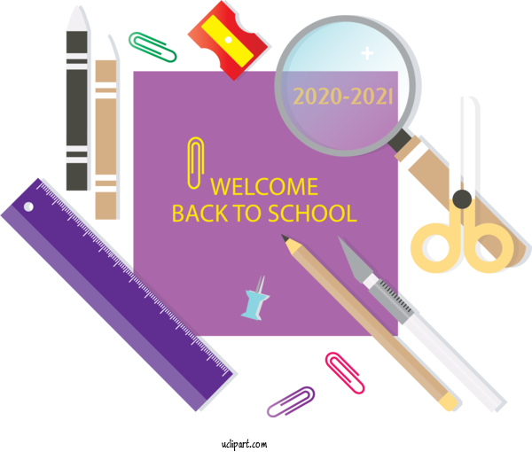 Free School School Drawing Cartoon For Back To School Clipart Transparent Background