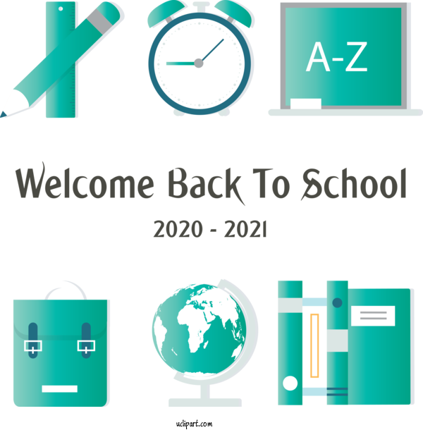 Free School World Map Logo World For Back To School Clipart Transparent Background