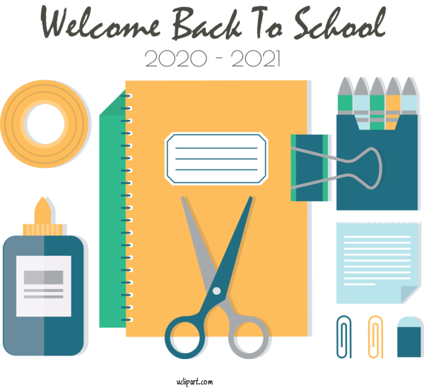 Free School Design Icon Flat Design For Back To School Clipart Transparent Background