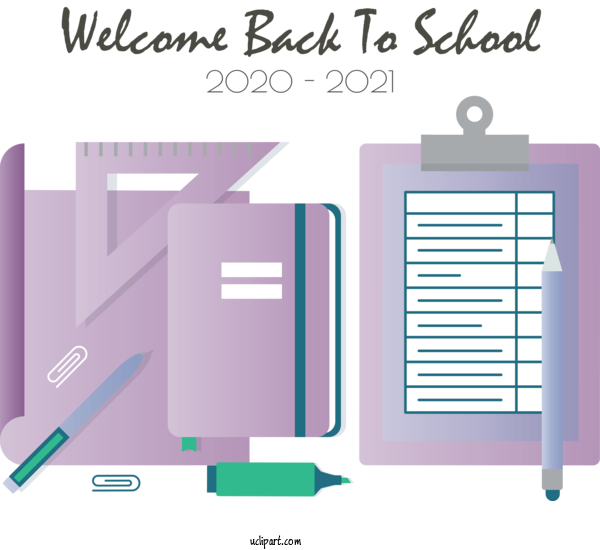 Free School Line Art Drawing Cartoon For Back To School Clipart Transparent Background
