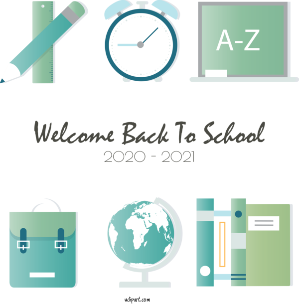 Free School World Map Logo School For Back To School Clipart Transparent Background