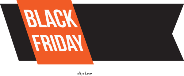 Free Holidays Logo Font Poster For Black Friday Clipart Transparent Background