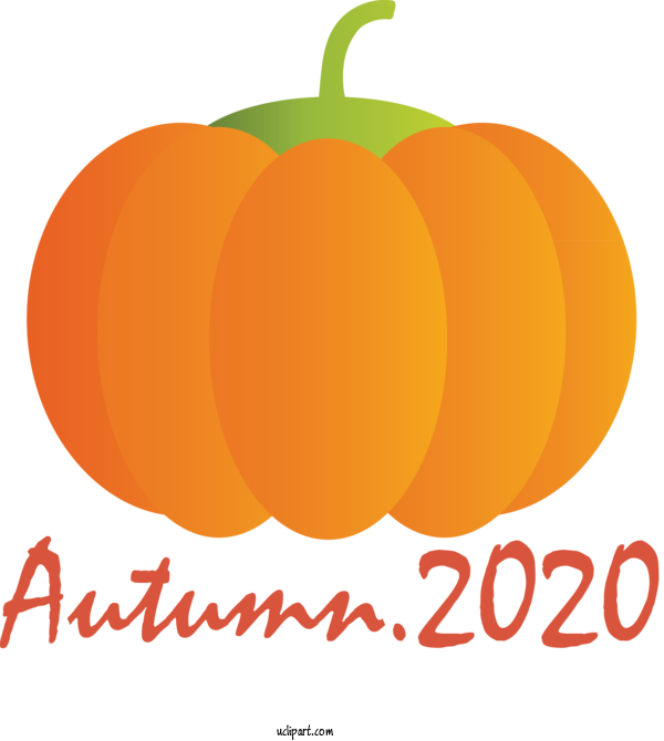 Free Nature Pumpkin Jack O' Lantern For Autumn Clipart Transparent Background