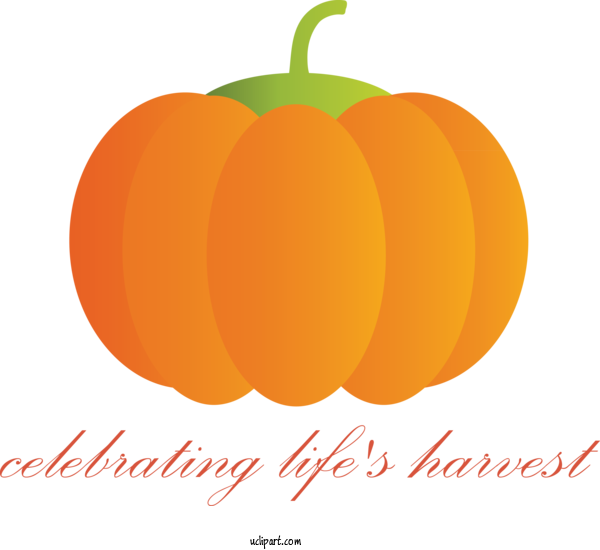 Free Nature Jack O' Lantern Pumpkin For Autumn Clipart Transparent Background