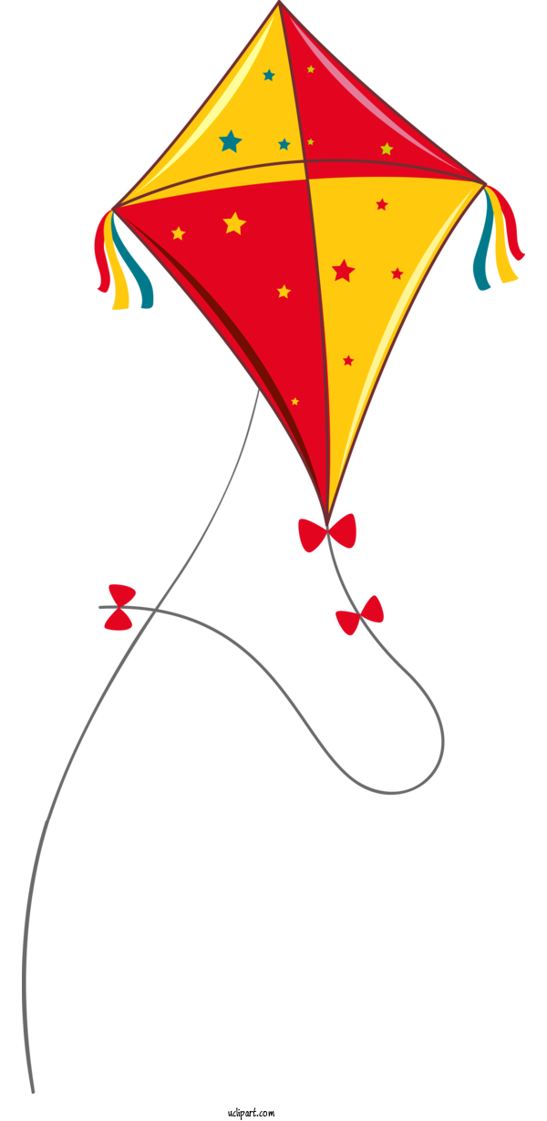 Free Holidays Triangle Angle Kite For Makar Sankranti Clipart Transparent Background