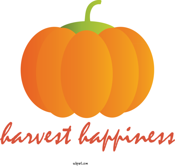 Free Nature Jack O' Lantern Pumpkin Vegetarian Cuisine For Autumn Clipart Transparent Background