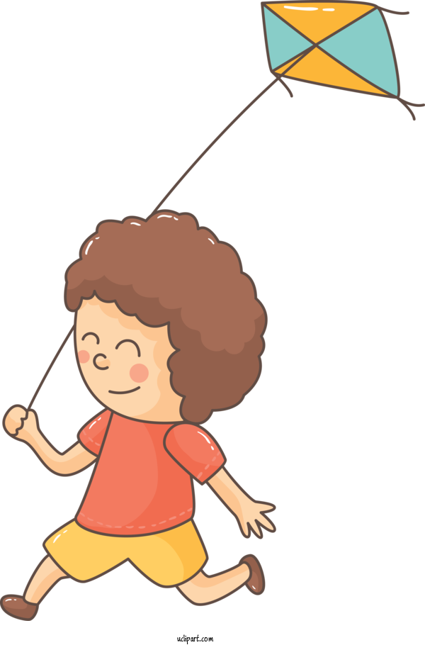 Free Holidays Cartoon Kite Painting For Makar Sankranti Clipart Transparent Background