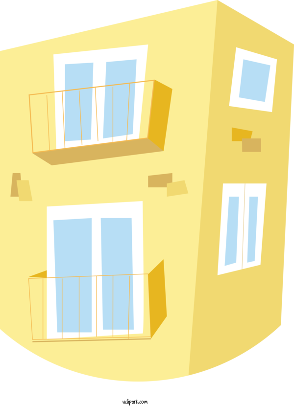 Free Buildings Architecture Angle House For House Clipart Transparent Background