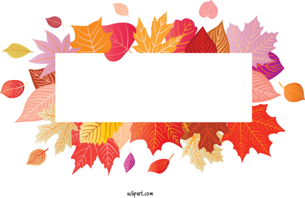 Free Nature Floral Design Design Pattern For Autumn Clipart Transparent Background