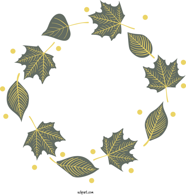 Free Nature Leaf Pattern Meter For Autumn Clipart Transparent Background