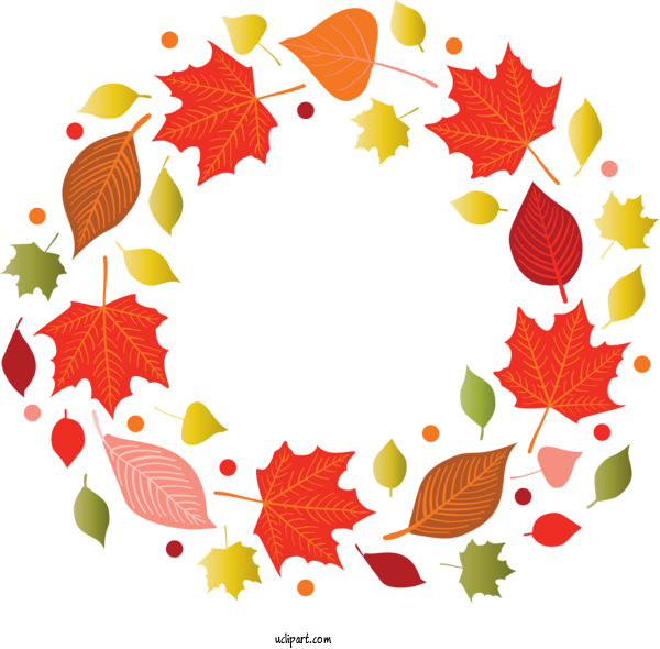 Free Nature Floral Design Pattern Design For Autumn Clipart Transparent Background