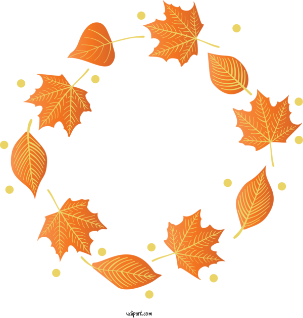 Free Nature Floral Design Pattern Design For Autumn Clipart Transparent Background