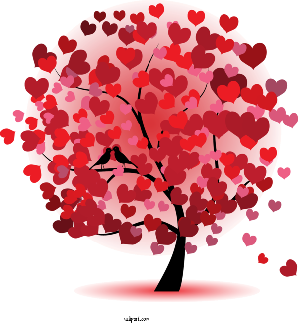Free Nature Tree Heart Transparency For Tree Clipart Transparent Background