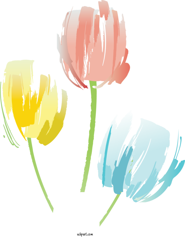 Free Flowers Design Cartoon For Flower Clipart Clipart Transparent Background